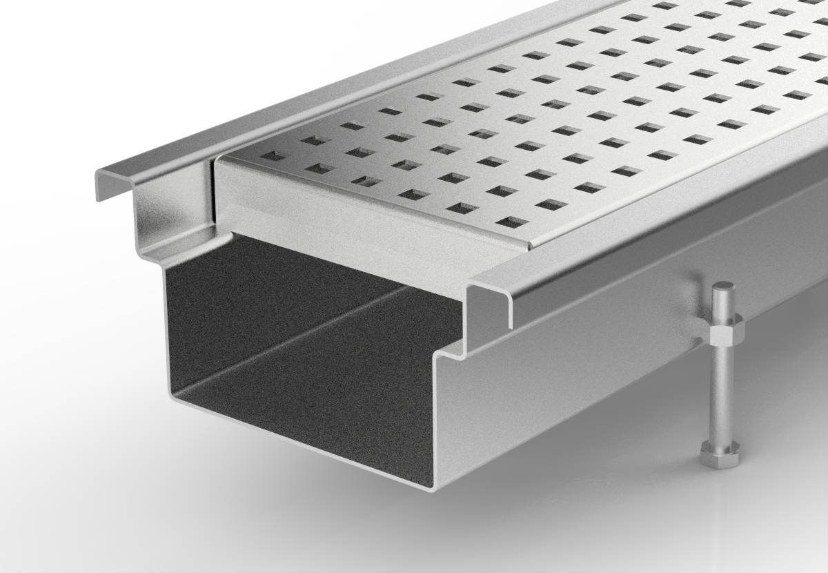 TYPERE Return Edge Drainage Channel Paragon Stainless Products