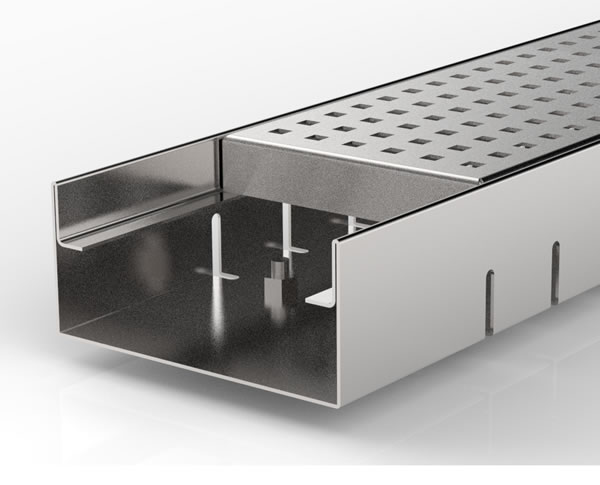 TYPE-NESD Narrow Edge Slot Drainage Channel