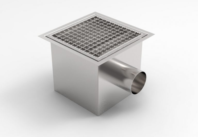 SGV300 Trapped Square Floor Gully Paragon Stainless Products